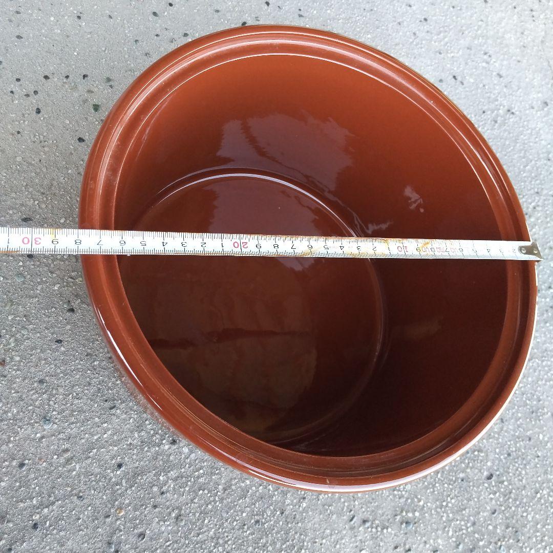 陶器 漬け物容器 2個セット、焼物、工芸品、