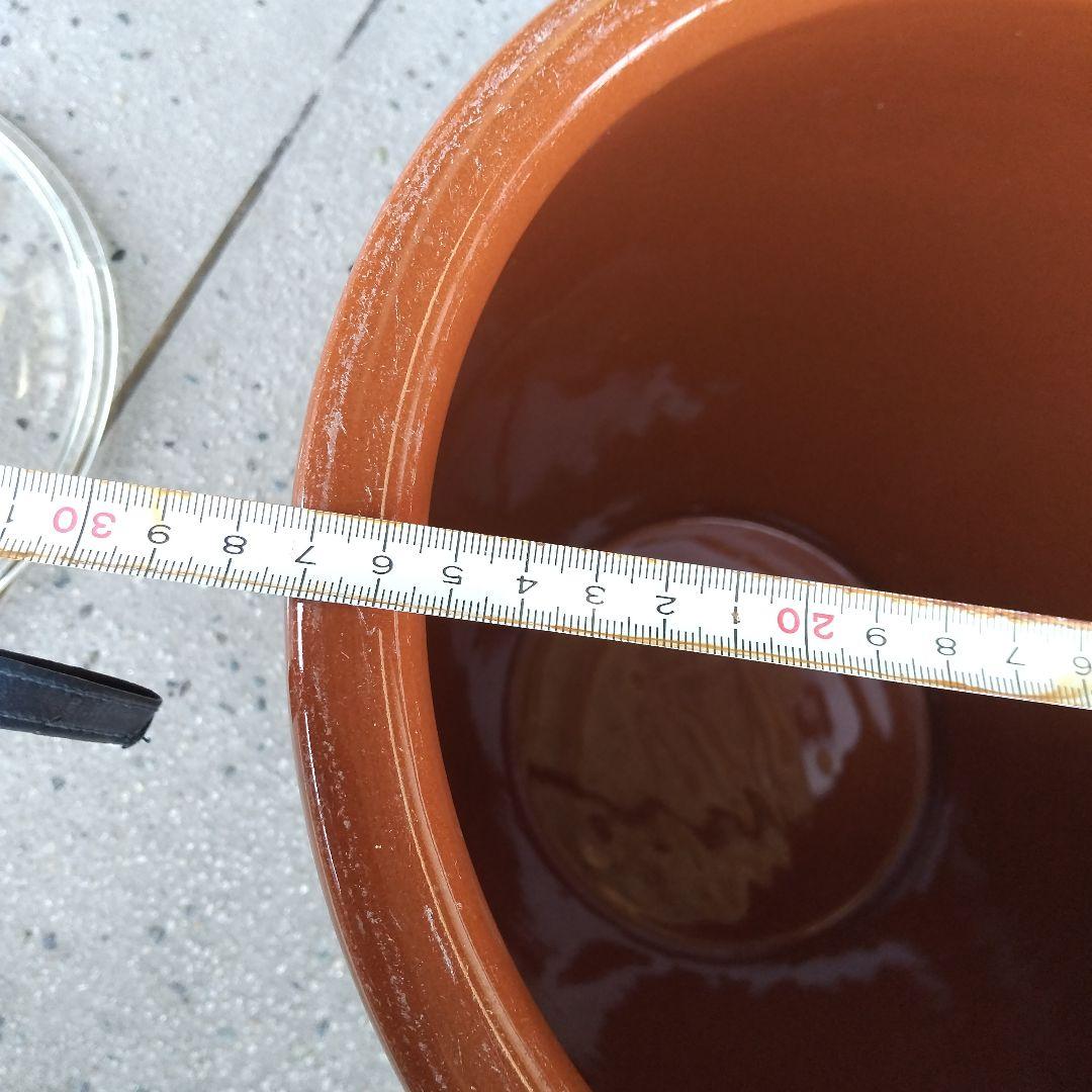 陶器 漬け物容器 2個セット、焼物、工芸品、