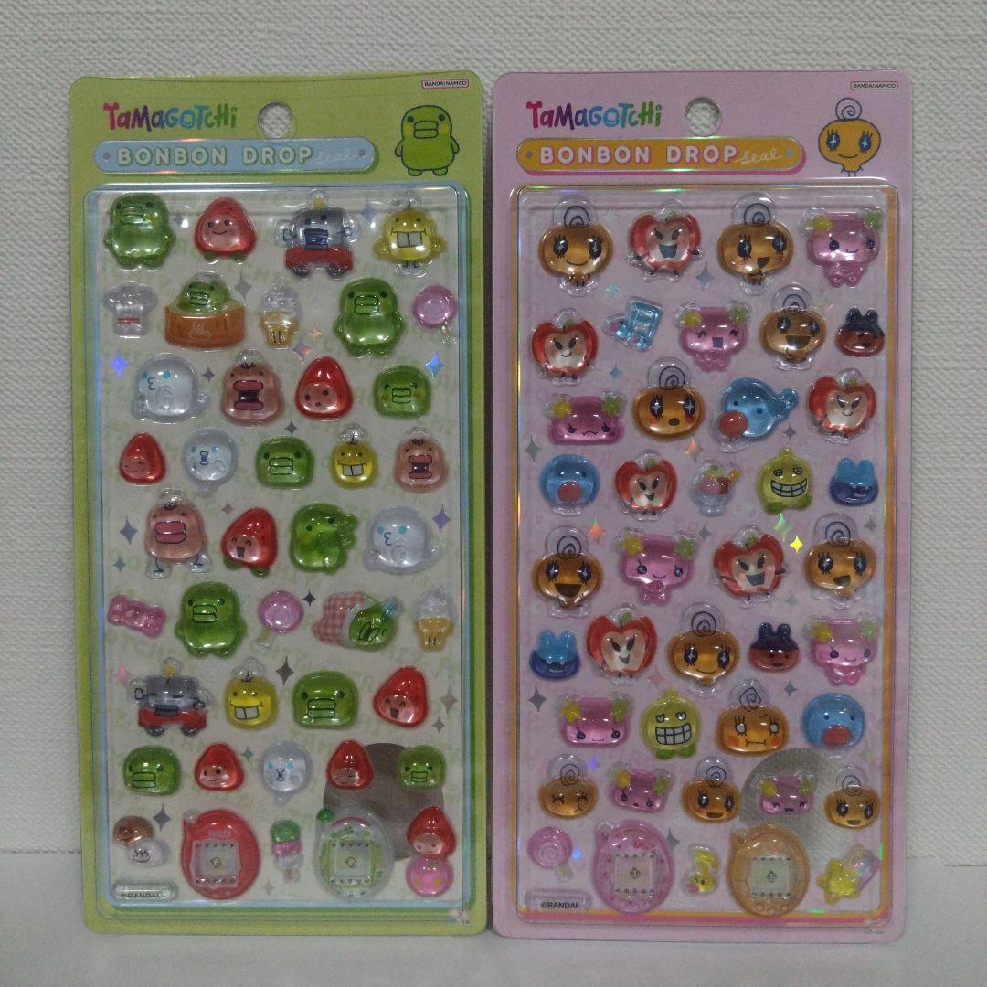 ボンボンドロップシール　たまごっち　4種セット　まめっち　みみっち　くちぱっち