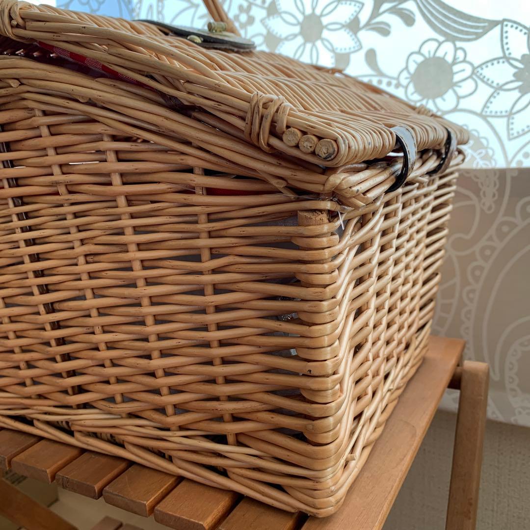 カゴバスケット　保温保冷あり　ピクニックバスケット