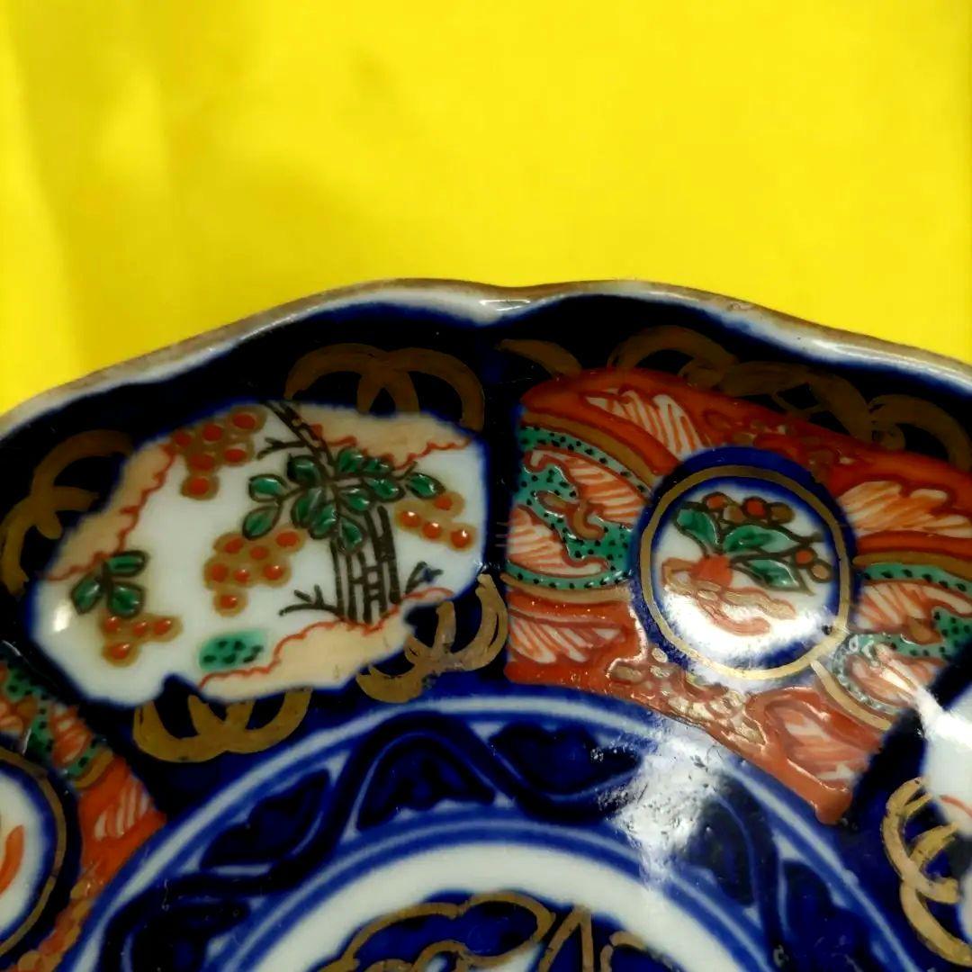 有田焼　伊万里焼　古伊万里　金彩　色絵　豆皿　小皿　なます皿　4寸皿5客セット