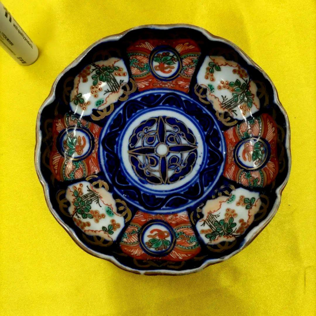 有田焼　伊万里焼　古伊万里　金彩　色絵　豆皿　小皿　なます皿　4寸皿5客セット