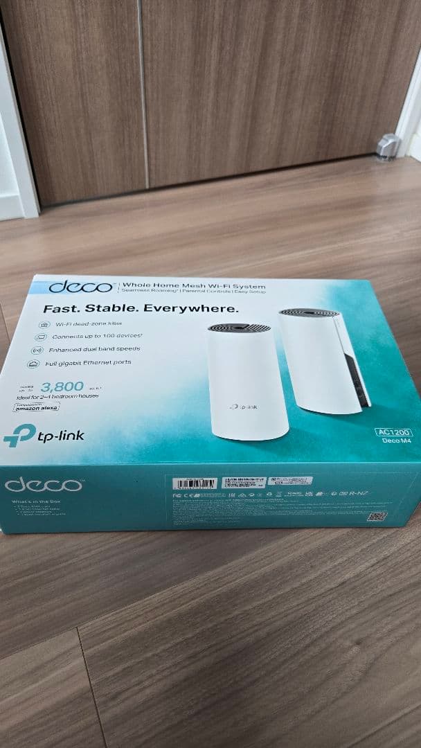 tp-link Deco M4 メッシュWi-Fiシステム 未使用品