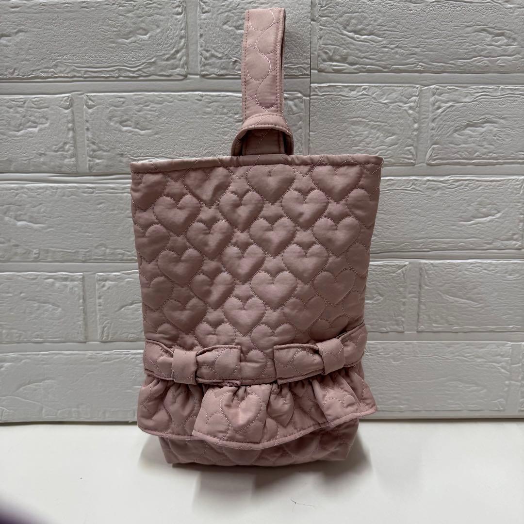 5点セット　入園　入学　レッスンバッグ　ハートキルティング　体操服袋　上履き袋