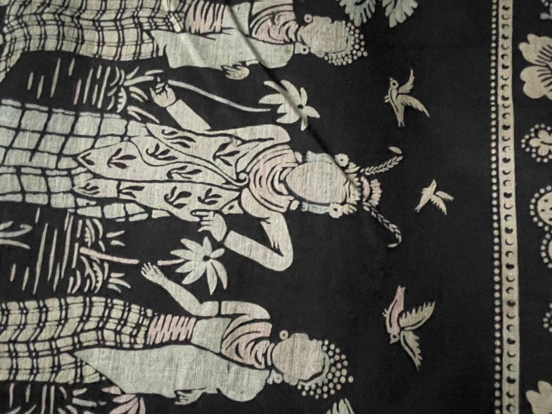 インドネシア　アンティーク手書きバティック