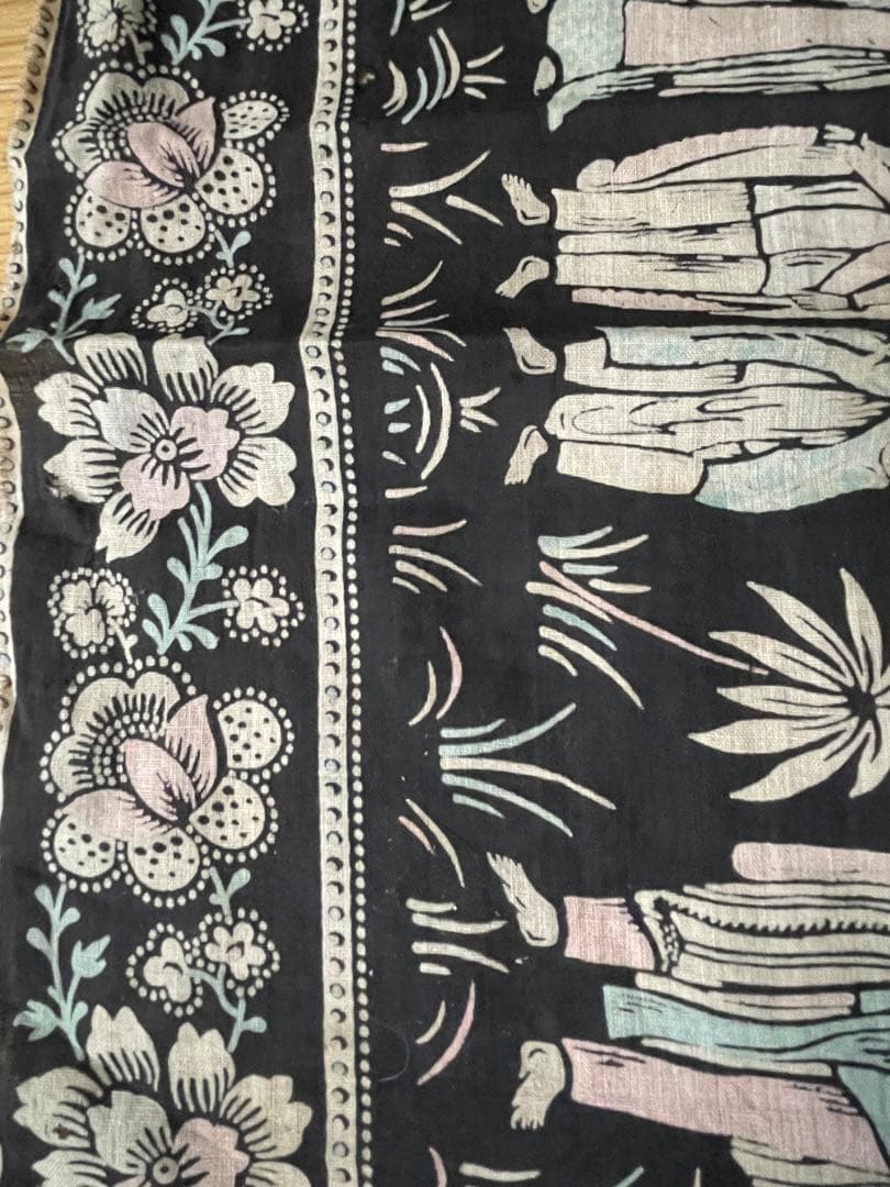 インドネシア　アンティーク手書きバティック