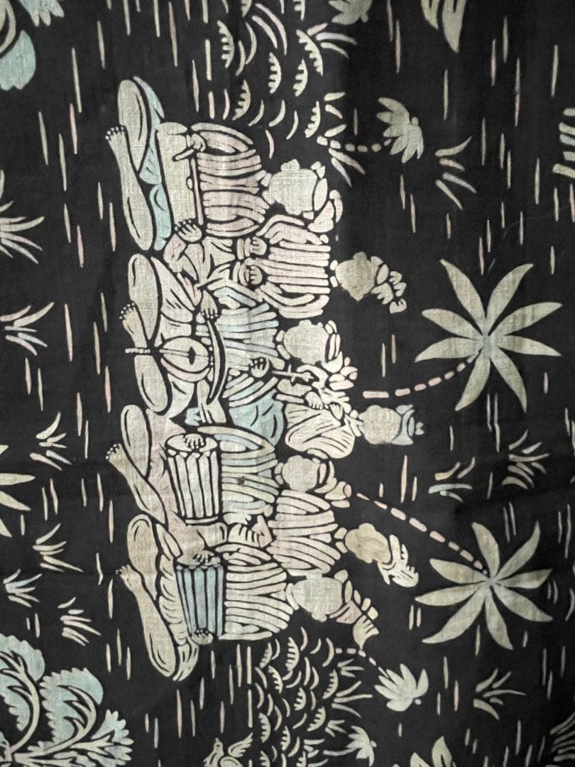 インドネシア　アンティーク手書きバティック