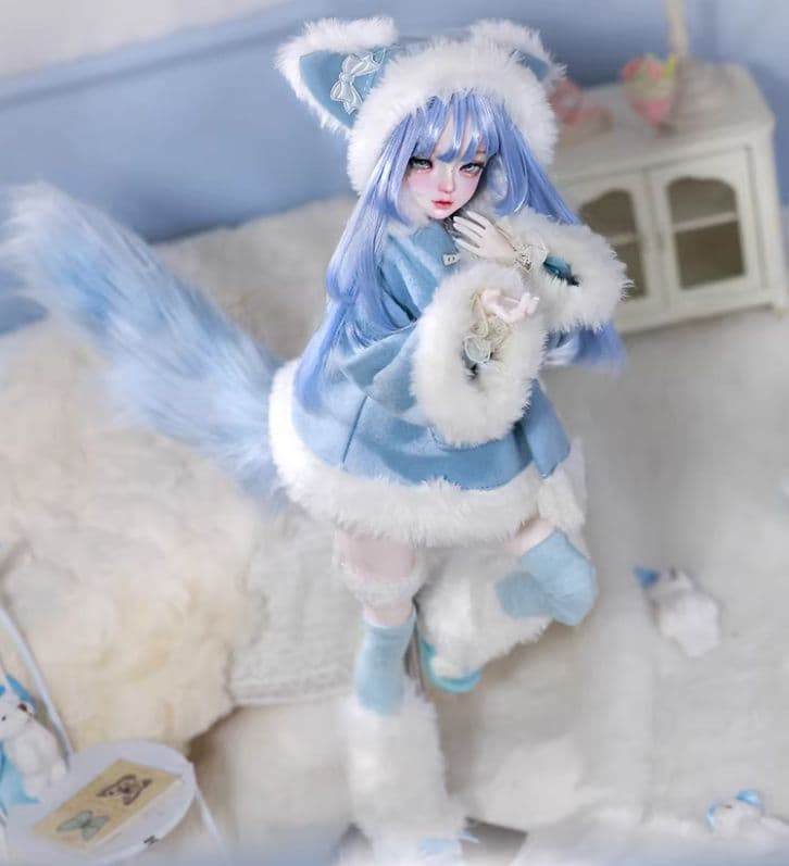 AX520 BJD 1/4 ドール本体 koko 球体関節人形 ハンドメイド