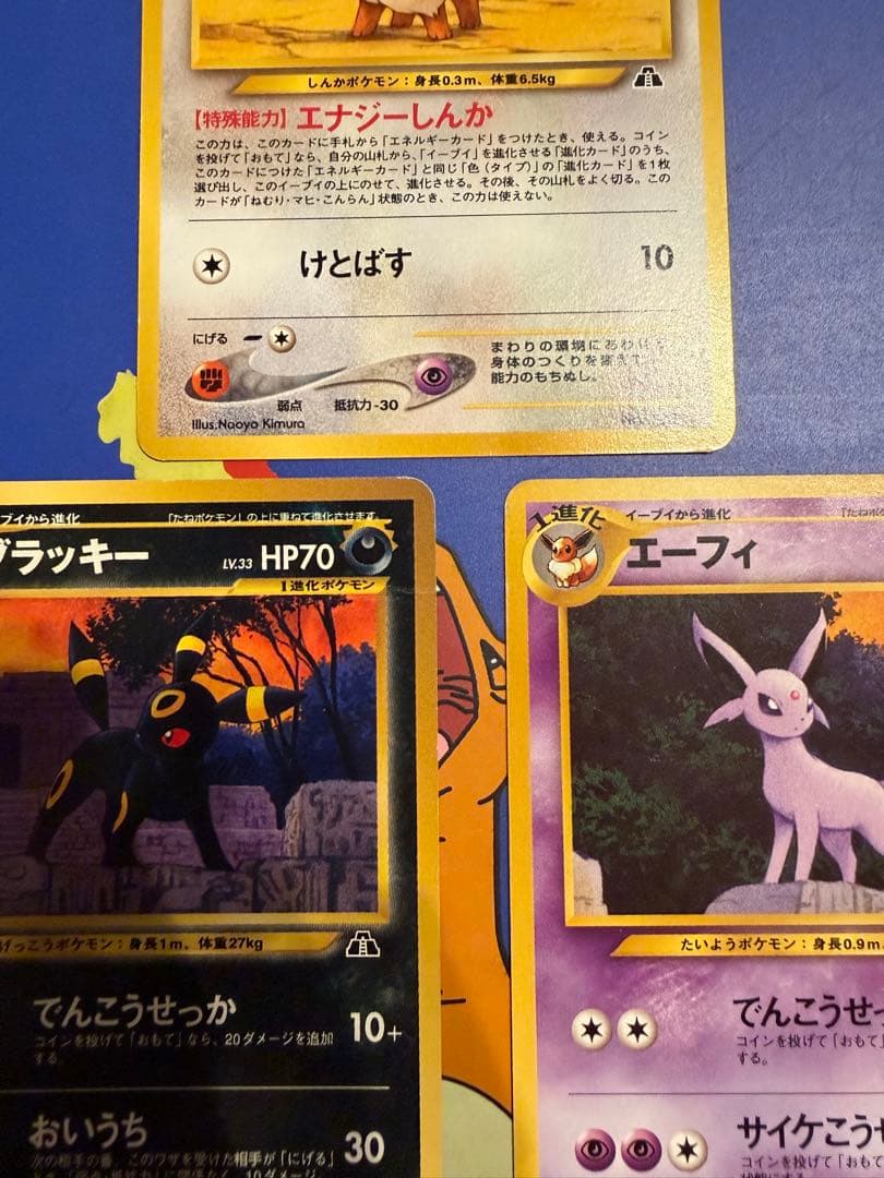 イーブイ　ブラッキー　エーフィー　3枚セット　プレミアムファイル2