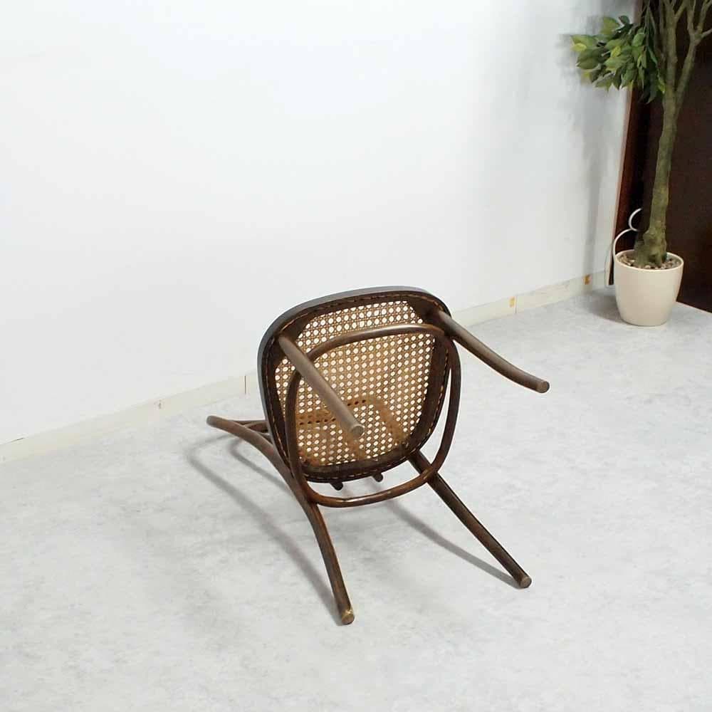 70s コスガ ラタン座面 ベントウッドチェア ZR24525