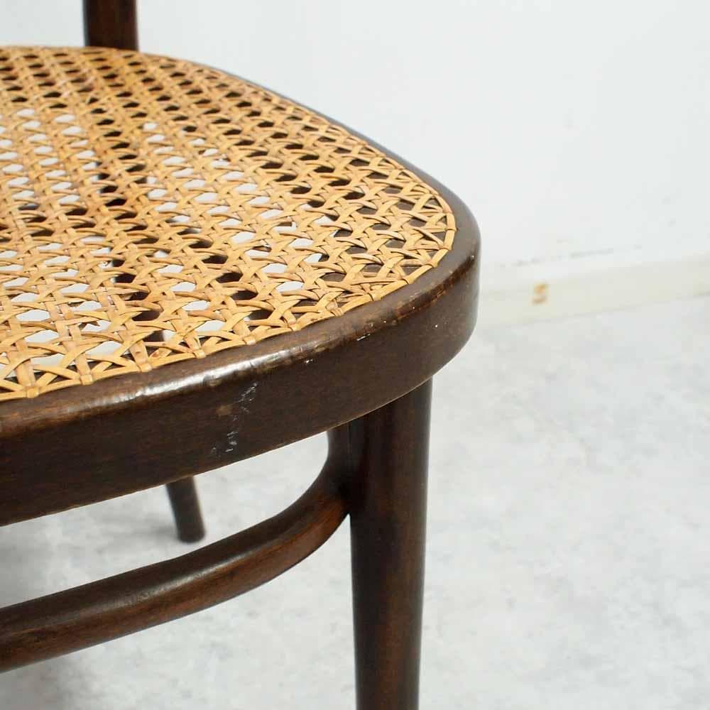 70s コスガ ラタン座面 ベントウッドチェア ZR24525
