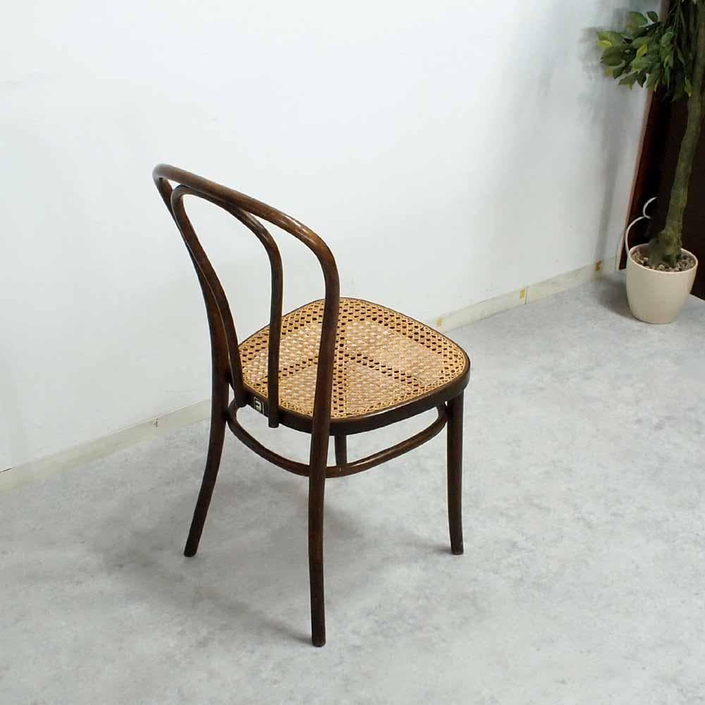 70s コスガ ラタン座面 ベントウッドチェア ZR24525