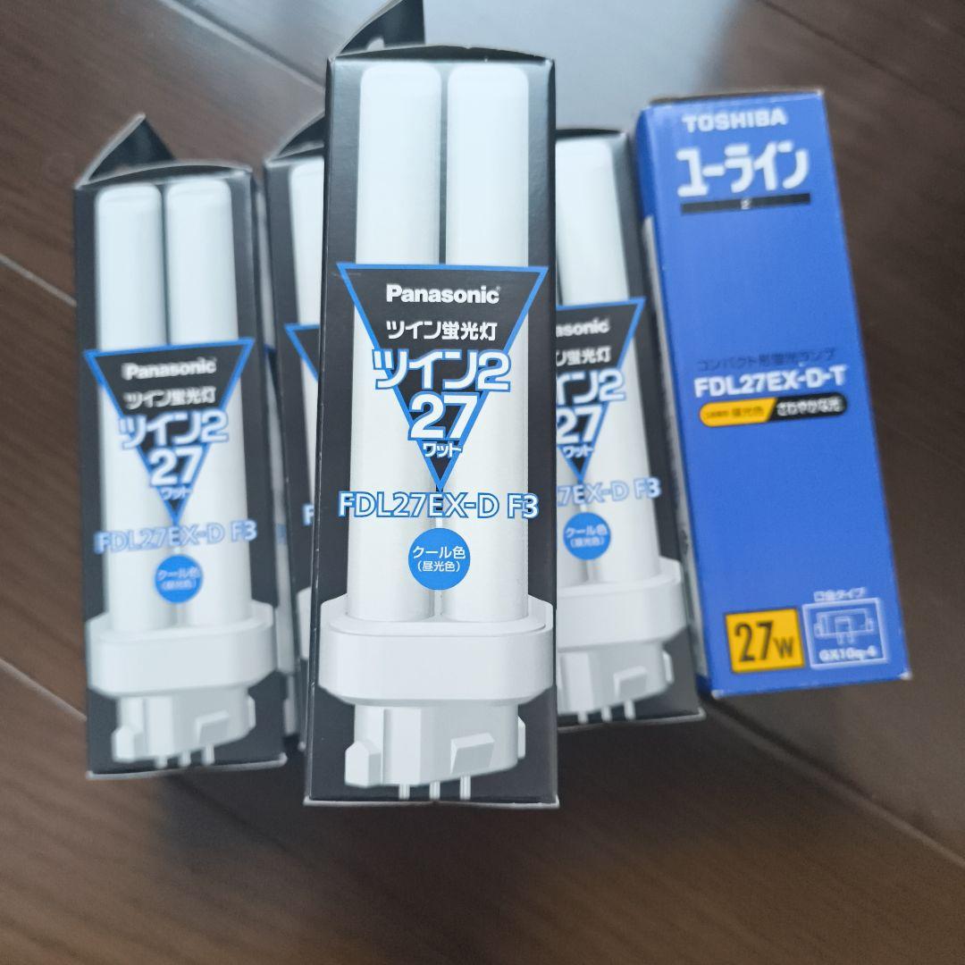 Panasonic ツイン2 FDL27EX-D F3 未使用新品 計4個
