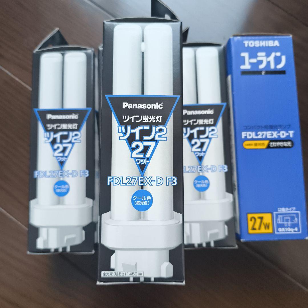 Panasonic ツイン2 FDL27EX-D F3 未使用新品 計4個
