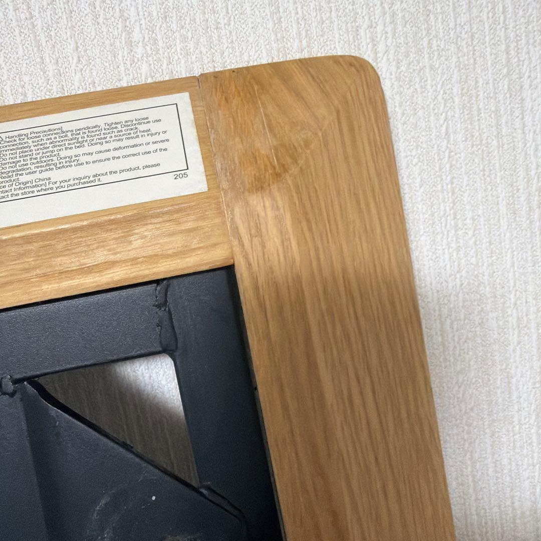 無印良品　木製ベッドフレーム　シングルサイズ　20cm脚付き