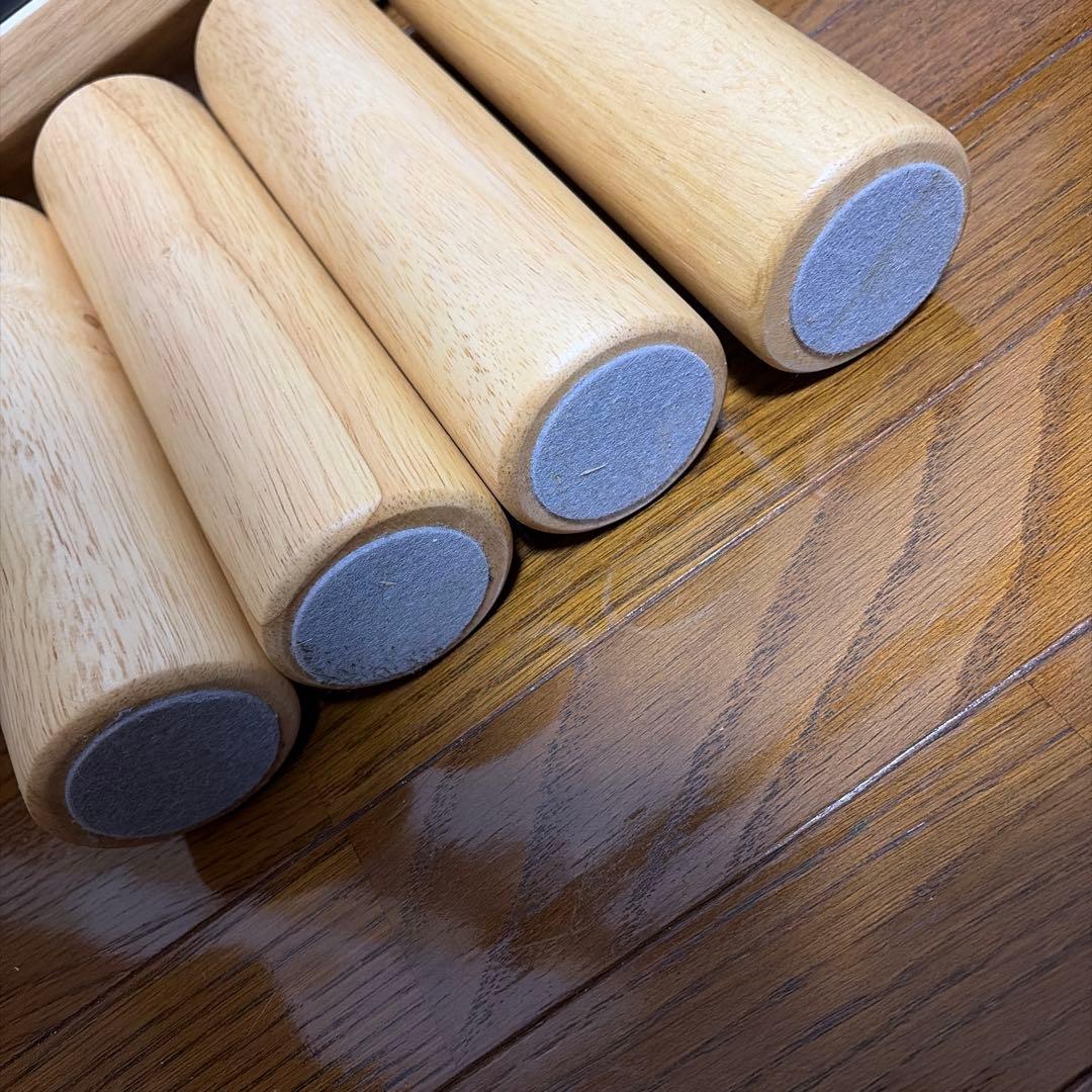 無印良品　木製ベッドフレーム　シングルサイズ　20cm脚付き