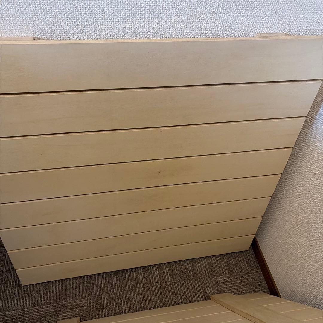 無印良品　木製ベッドフレーム　シングルサイズ　20cm脚付き