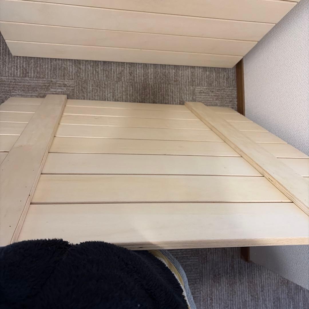 無印良品　木製ベッドフレーム　シングルサイズ　20cm脚付き