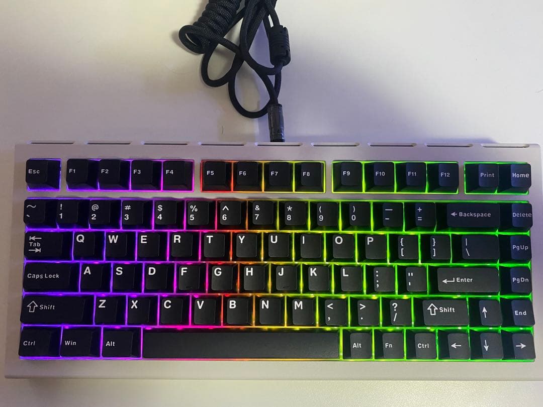 ZENT75 HE white 白 ラピトリ ラピッドトリガー キーボード