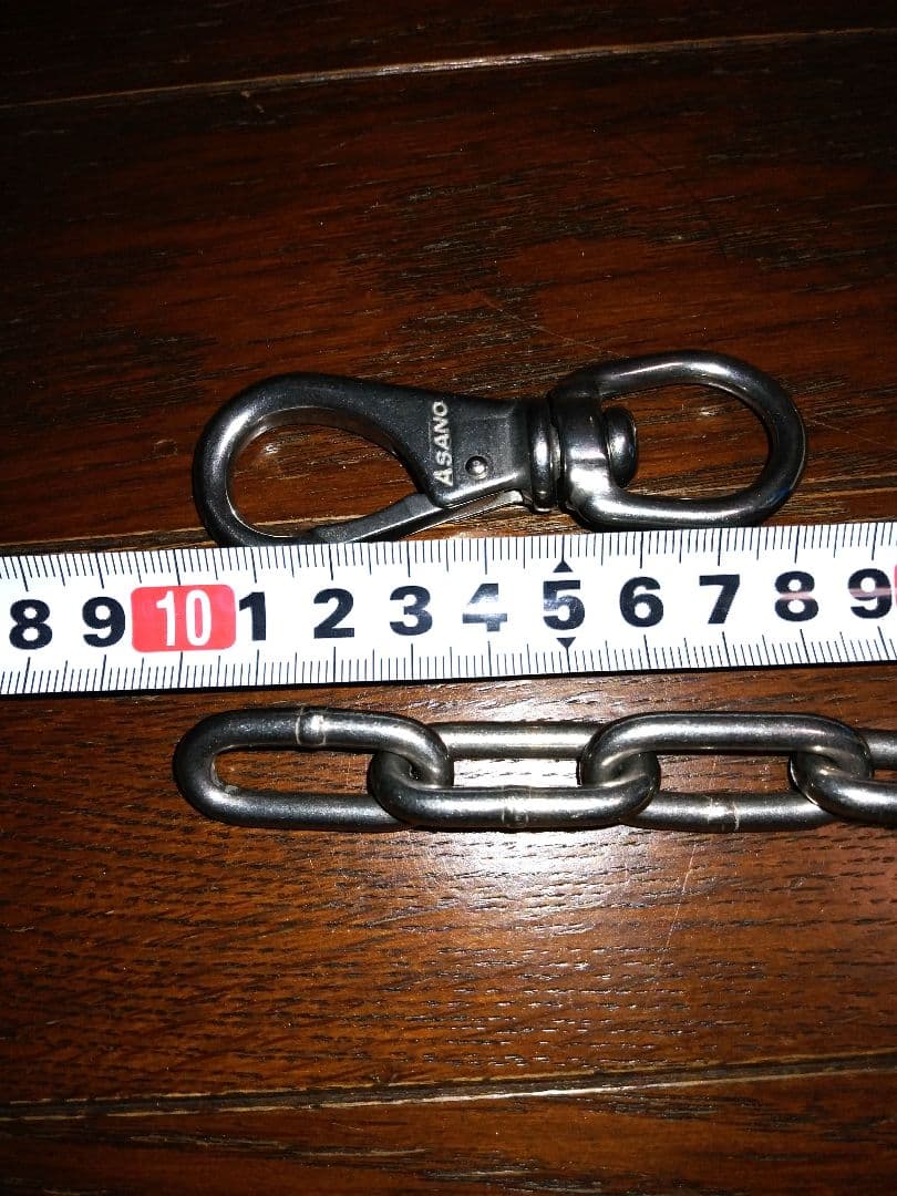 ステンレスチェーン　フックセット