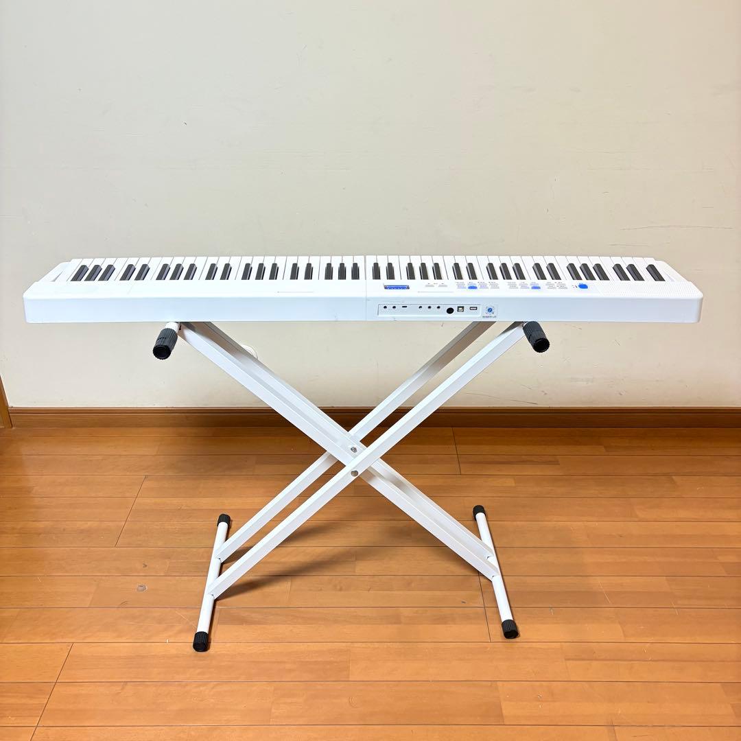 【動作良好•匿名配送】折りたたみ式 充電式 88鍵盤 電子ピアノ NM-3001