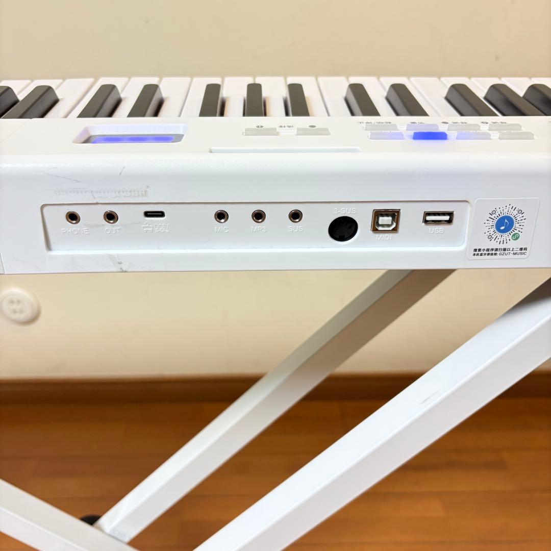 【動作良好•匿名配送】折りたたみ式 充電式 88鍵盤 電子ピアノ NM-3001