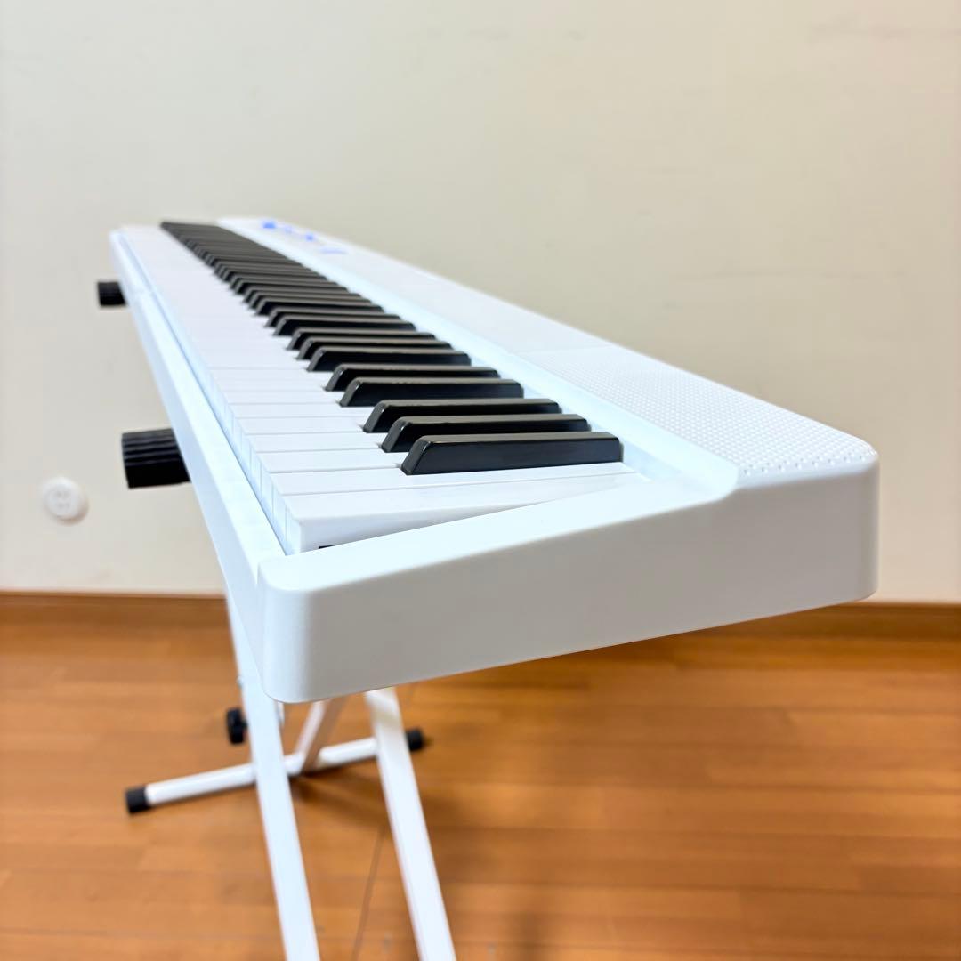 【動作良好•匿名配送】折りたたみ式 充電式 88鍵盤 電子ピアノ NM-3001