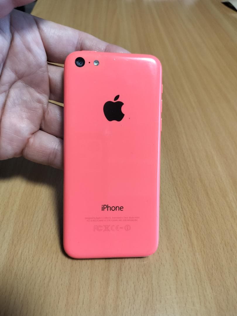 iPhone 5c 16GB ピンク　電池交換しました