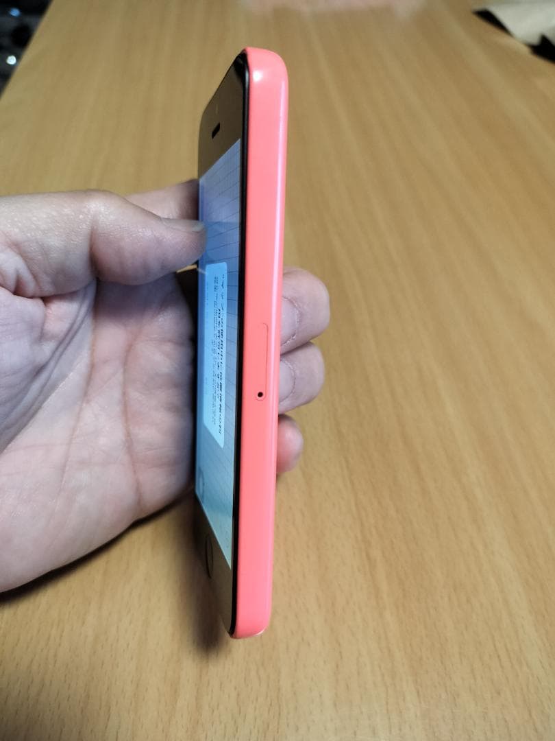 iPhone 5c 16GB ピンク　電池交換しました