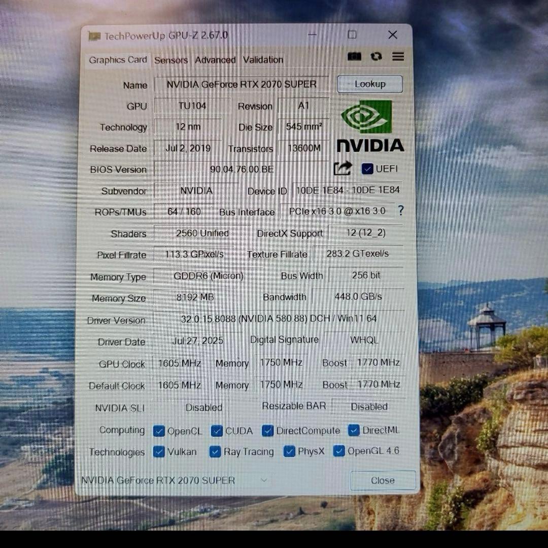 【華メモリ追加】ゲーミングPC/i7-8700/RTX2070Super