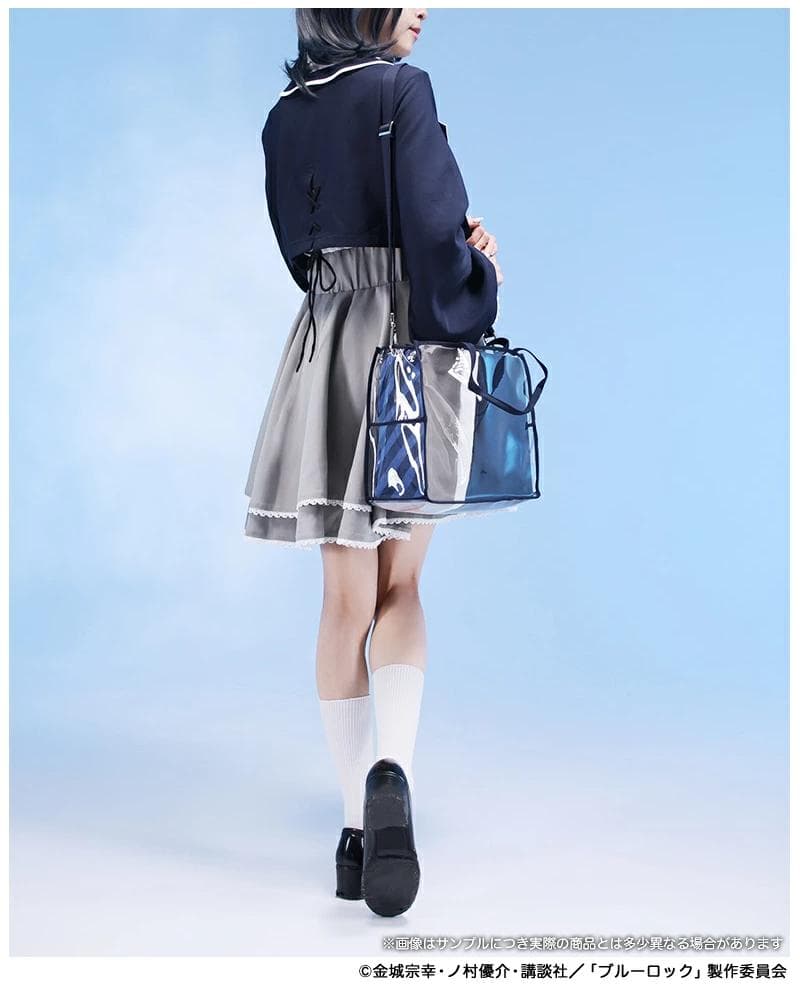 ブルーロック 一難高校モチーフ クリアポケットショルダー 潔 世一