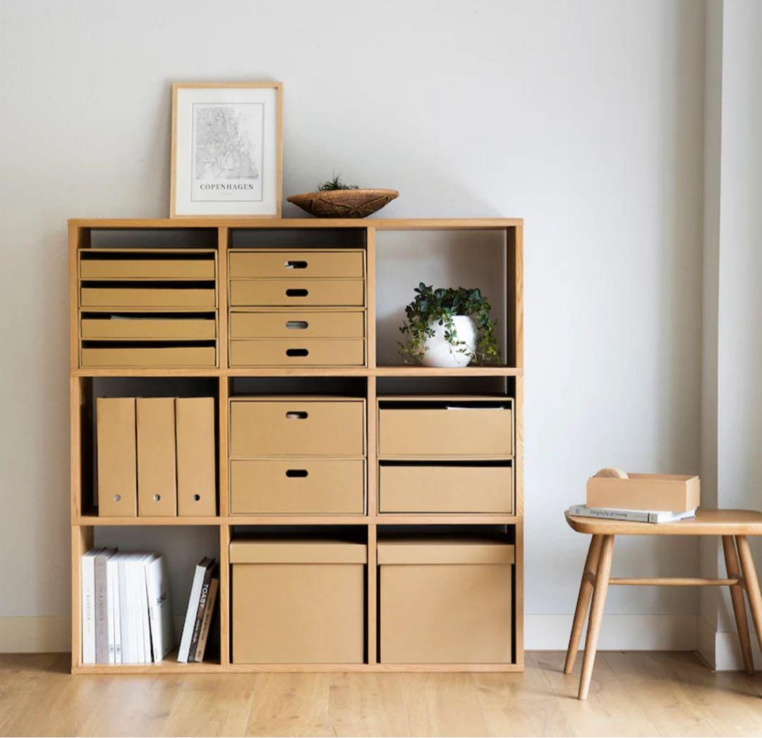 ⭐️美品⭐️無印⭐️スタッキングシェルフ⭐️コの字棚付き