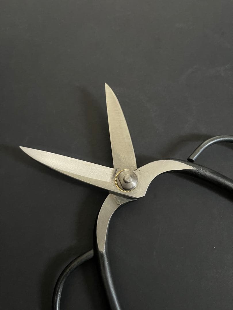 盆栽鋏 専用箱付き　カシメ