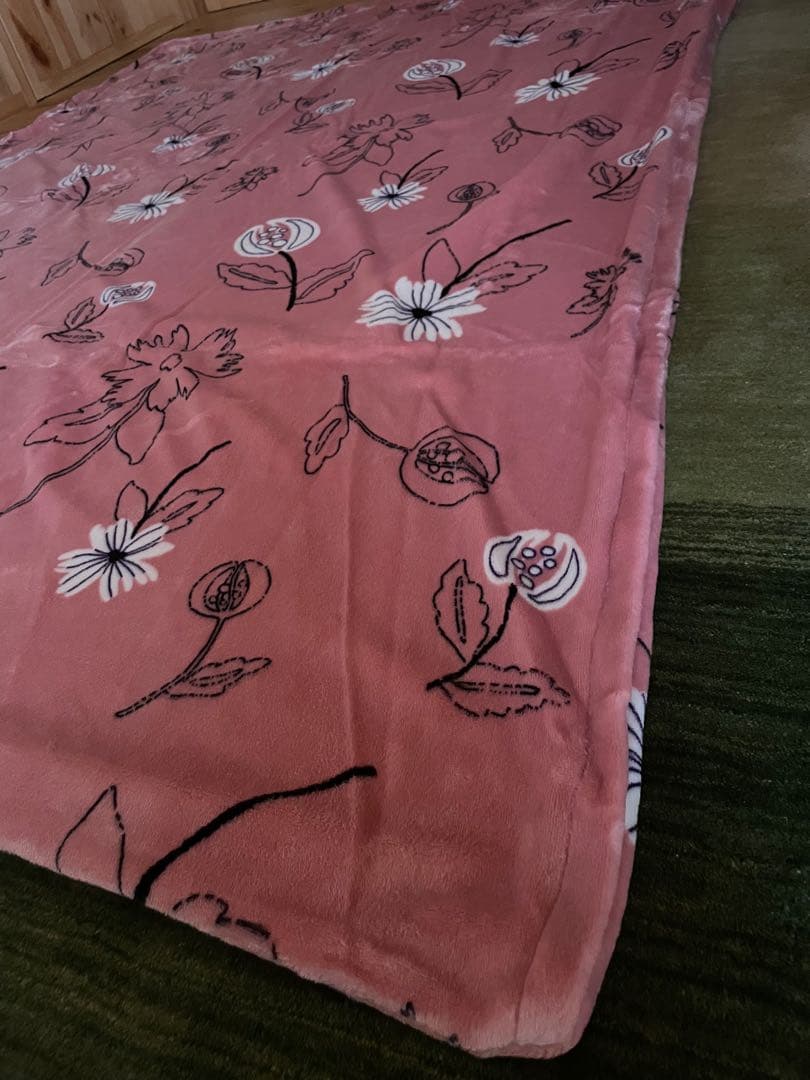 大処分【シビラ】リブレ　フランネル掛カバー　ダブル　190×210 ピンク