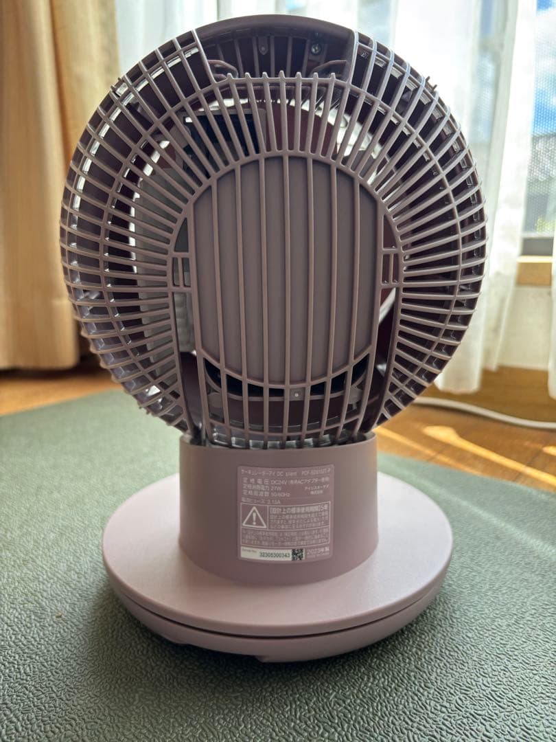 WOOZOO サーキュレーターアイ DC silent ピンク リモコン 扇風機