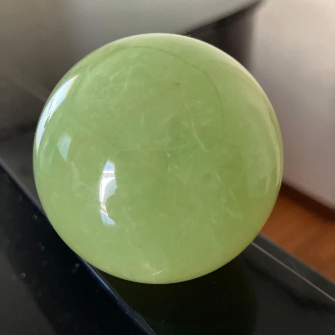 kdashさま専用マンゴーフローライト　スフィア　天然石置物　C54