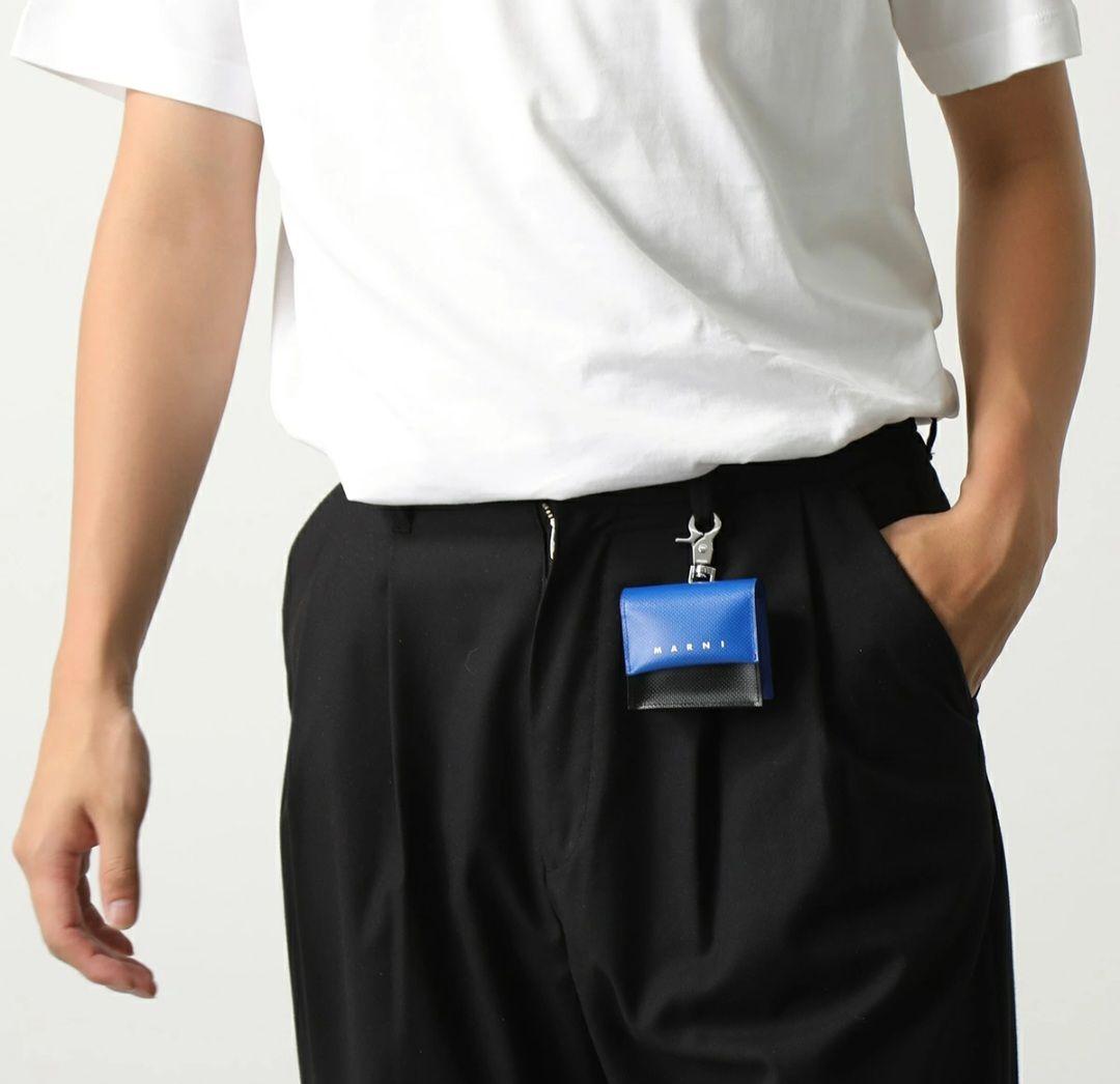 【美品】MARNI マルニ AirPodsケース レザー キーケース　イタリア製