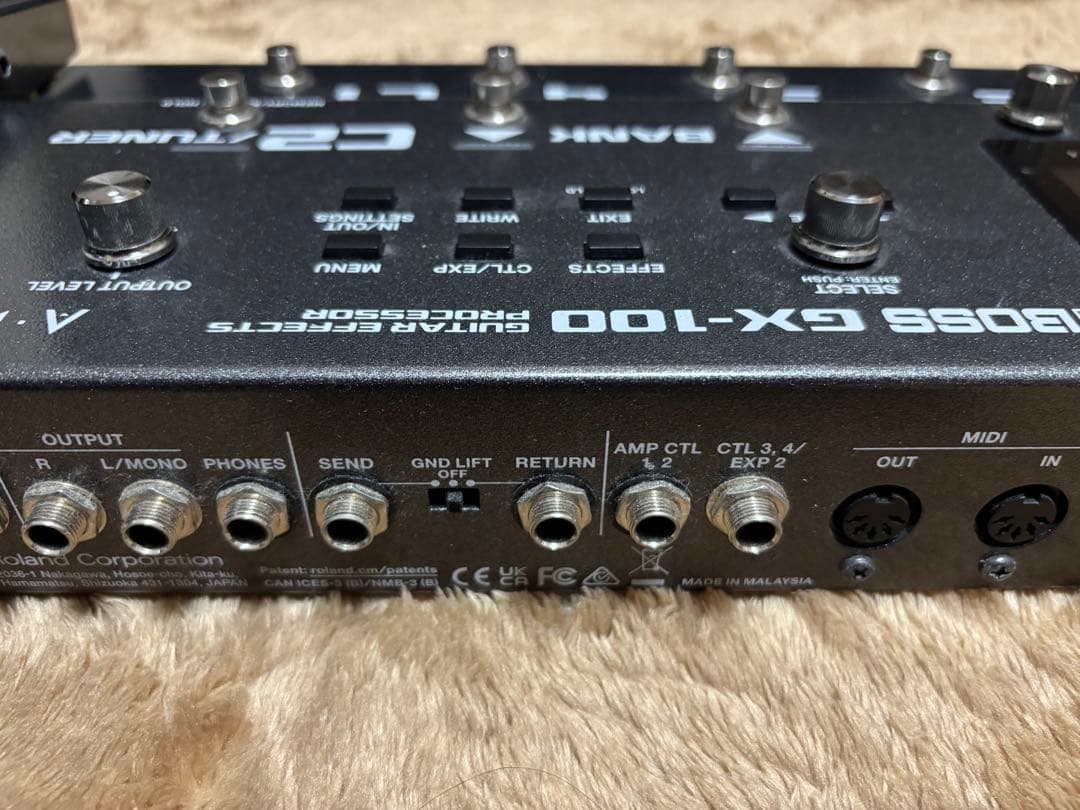 BOSS GX-100 エフェクターボード