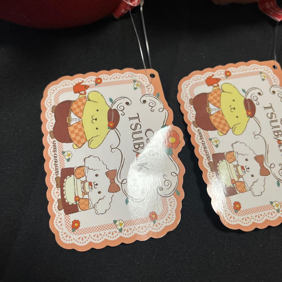 ポムポムプリン マカロン Cafe TSUBAKI マスコット　ぬいぐるみ