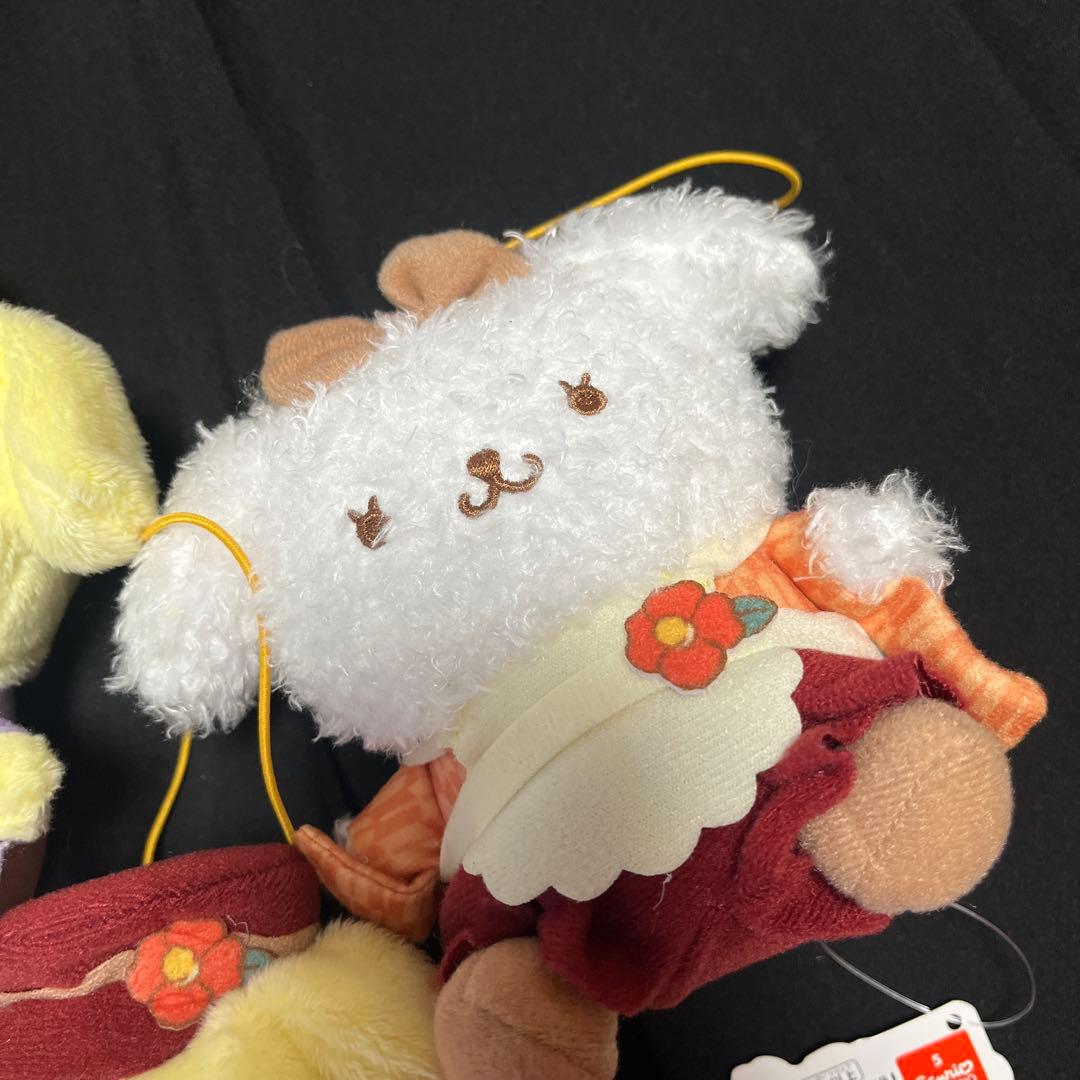 ポムポムプリン マカロン Cafe TSUBAKI マスコット　ぬいぐるみ