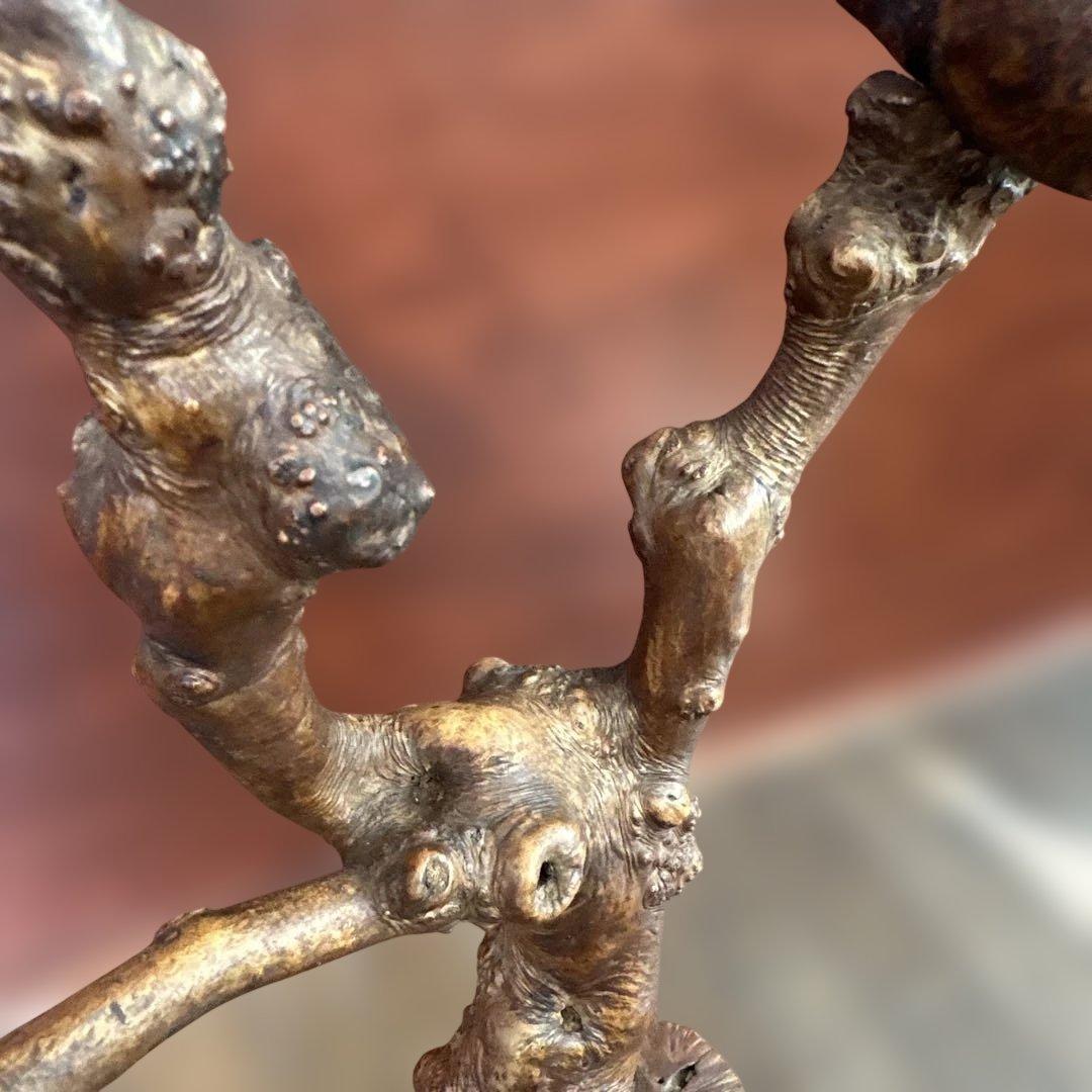 古董 古美術 インテリア　置物 木製 鳥の彫刻