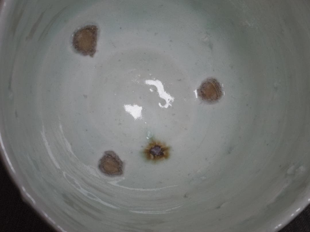 新品★橋口信弘《師：寺本守、渡辺六郎》★灰釉【窯変】茶碗