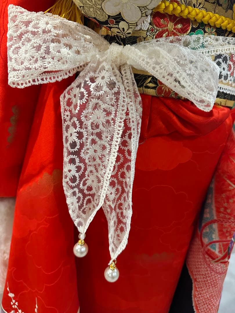 正絹　七五三　フルセット　金駒刺繍