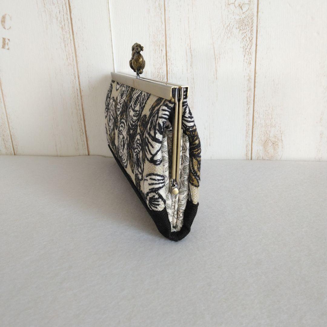 ミナペルホネン rosy ウサギ浮足がま口長財布