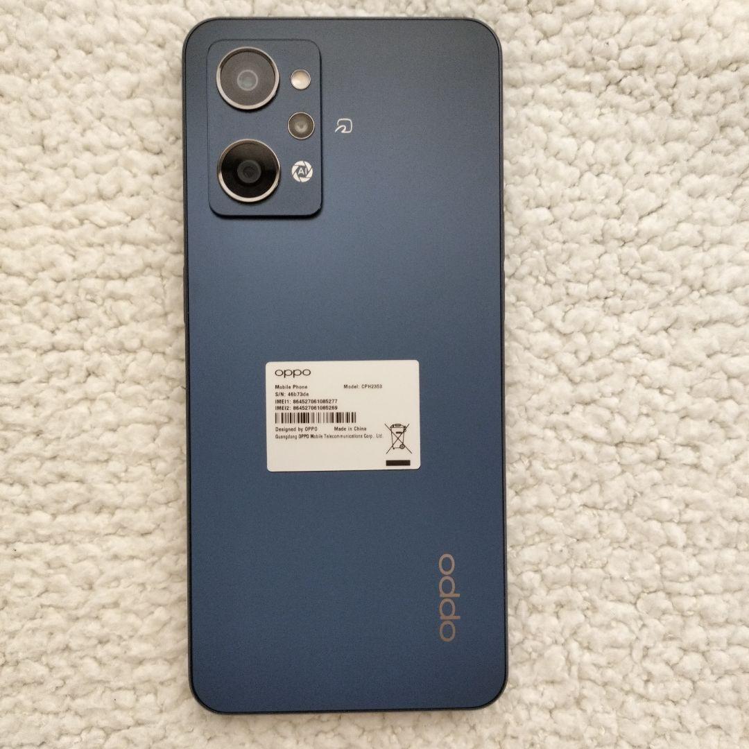 美品　OPPO Reno7 A ケース、フィルム付き、スターリーブラック