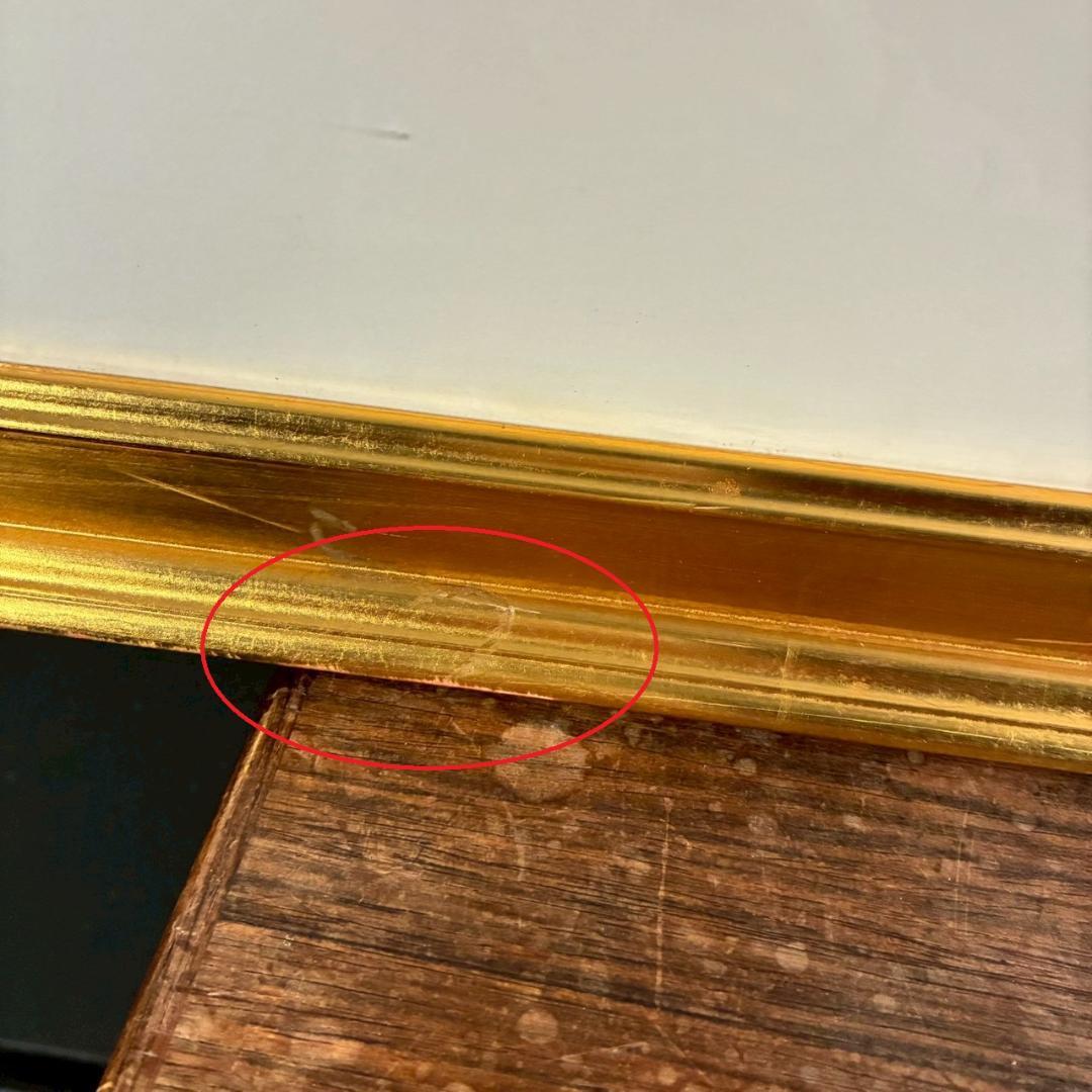 ポール・アイズピリ「トランプを持つ少女」リトグラフ 直筆サイン入 お洒落な額装