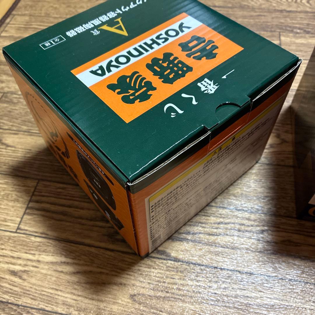 一番くじ　吉野家　A賞　テイクアウト容器風陶磁器　C賞　紅生姜入れ風小物入れ