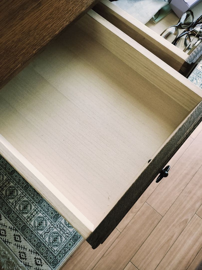 葉山家具　コンソールデスク　ブラウン