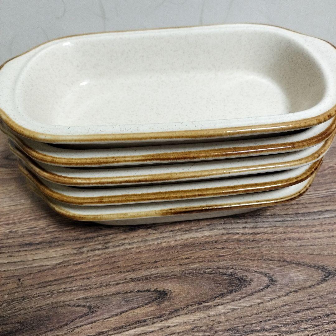 HOYA STONEWARE グラタン皿　５枚セット　ホヤ　ストーンウエア
