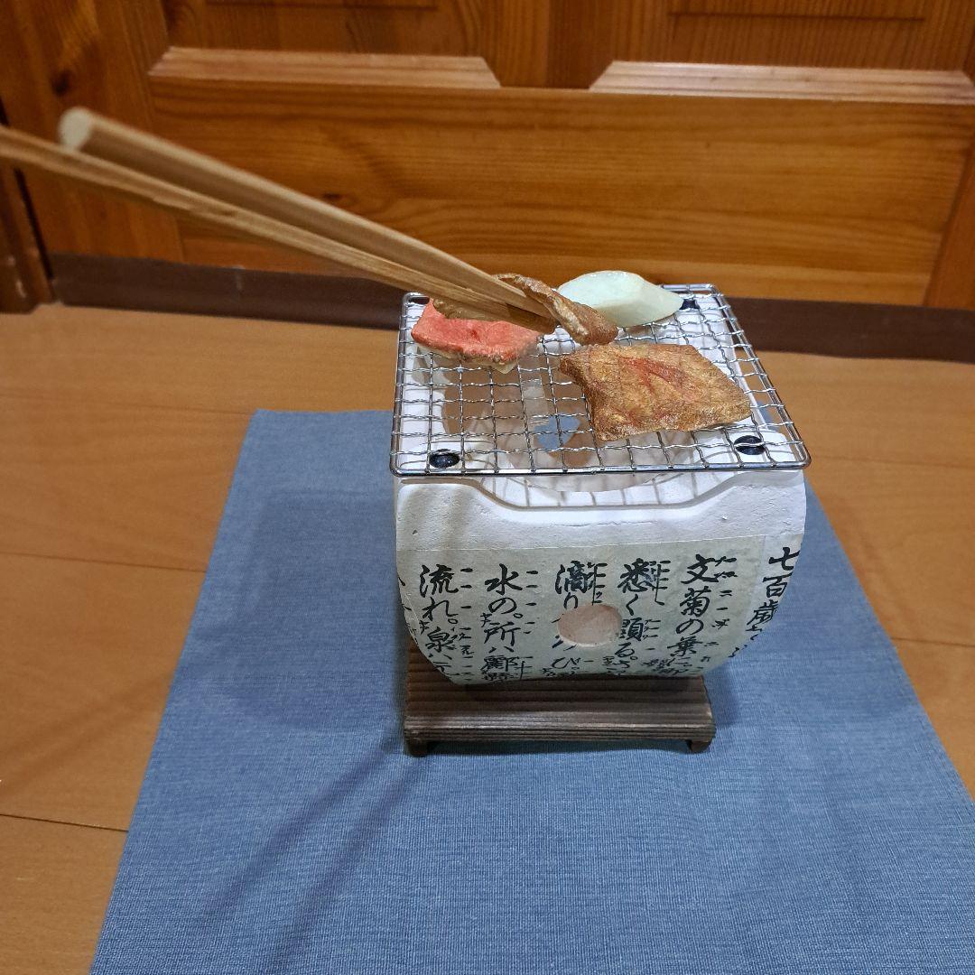 食品サンプル　焼き肉　火鉢つき　実物大